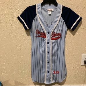 Baseball Costume For Halloween Etc.”Grand Slam” Women’s Size Small Mini Dress.